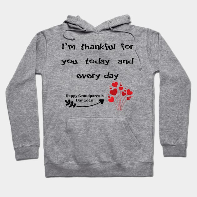 grandparents day Hoodie by Mdath